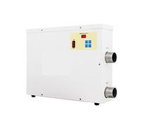 Riscaldatore per piscina, Riscaldatore elettrico da 5,5 kW-15kw for riscaldamento elettrico a temperatura costante di piscina riscaldante Spa Temperatura regolabile riscaldamento vasca da bagno a vasc