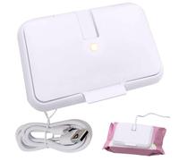 Riscaldatore per salviette umidificate, scaldasalviette per bambini,Scaldasalviette termostatico USB - Scalda dispenser per salviette con sensore di temperatura intelligente per viaggi, picnic,