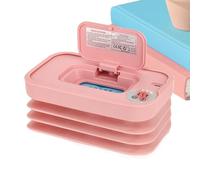 Riscaldatore per salviettine umidificate per bambini, riscaldatori per pannolini pieghevoli e dispenser con ricarica USB, forniture per portatili per viaggi, campeggio, auto, viaggi su
