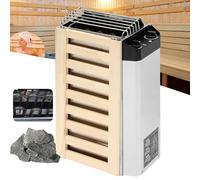 Riscaldatore Per Sauna Elettrico Da 3 Kw/3,6 Kw,Riscaldatore Per Stufa Per Sauna In Acciaio Inox Con Controllo Interno Per Hotel,Spa,Bagno Turco,Timer: 0-180 Min,Spazio Applicabile: 2-4 M³,3KW