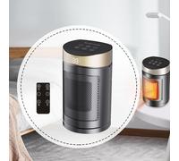 Riscaldatore per scrivania oscillante a 90° con display digitale, per