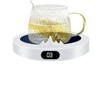 Riscaldatore per tazza da caffè, riscaldatore da scrivania con 3 impostazioni di temperatura, collegamento diretto con spegnimento automatico per tazza, cucina, camera da, ufficio e viaggio