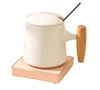 Riscaldatore Per Tazze Da Caffè - Riscaldamento Elettrico Per Tazze Per Alimenti,55°C Temperatura Costante Intelligente USB Base Riscaldante | Per Stanza Cucina Bar Tavolo Bere Tè Latte Regalo Per La