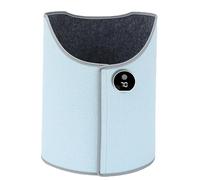 Riscaldatore personale piccolo Riscaldatore per gambe e piedi sotto la scrivania Scaldapiedi elettrico pieghevole(Blue)