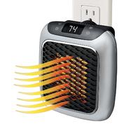 Riscaldatore plug-in 2 in 1 Mini riscaldatore salvaspazio montabile a parete o portatile con funzionamento silenzioso per spazi personali