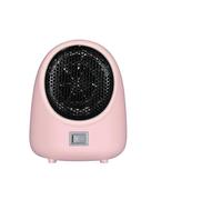 Riscaldatore portatile, 220 V Ventio Caldo Resatrice Mini Electric Desktop Riscaldamento Rapido Portable Per La Mano Più Calda 'ufficio,Riscaldatore per piccoli ambienti(Pink)