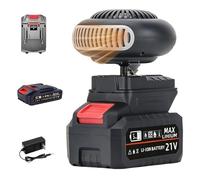 Riscaldatore Portatile a Batteria per Uso Interno, Riscaldatore Wireless Ricaricabile per Ufficio, Campeggio E Tende, Sbrinatore per Finestrini Auto, Riscaldatore a Lunga Durata(5 cell battery*1)