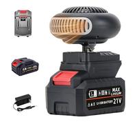 Riscaldatore Portatile a Batteria per Uso Interno, Riscaldatore Wireless Ricaricabile per Ufficio, Campeggio E Tende, Sbrinatore per Finestrini Auto, Riscaldatore a Lunga Durata(10 cell batterry*1)