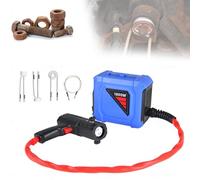 Riscaldatore portatile a induzione con custodia, riscaldamento rapido da 1800 W a 800 °C, spegnimento automatico in 90 secondi, per riparazione automatica su strada, preriscaldamento della saldatura e