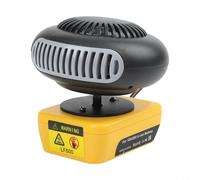 Riscaldatore portatile con calore in 3 secondi, ventilatore senza fili per auto e campeggio, design compatto in metallo con protezione da surriscaldamento (HotBlower-DW-2USB)