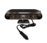 Riscaldatore portatile da 12 V con ventilatore, sbrinamento rapido, flusso d'aria a 360°, caratteristiche di sicurezza contro il surriscaldamento, supporto per cruscotto o sedile per SUV o cabina