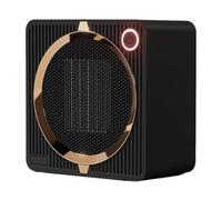 Riscaldatore Portatile Da 500 W Riscaldatori Ad Alta Efficienza Energetica Uso Interno Ptc Ceramica Riscaldamento Rapido Ventilatore Scaldavivande Elettrico Riscaldamento Rapido(Black)
