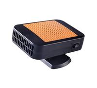 Riscaldatore Portatile per Auto da 12V, Utility 2-in-1 per Riscaldamento Rapido e Raffreddamento, Sbrinatore e Deumidificatore con Rotazione a 360°, Connettore per Accendisigari per Auto SUV e Minivan