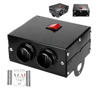 Riscaldatore portatile per auto, doppia uscita d'aria, sbrinatore a riscaldamento rapido, sbrinatore per auto, sbrinatore a riscaldamento rapido per inverno, esterno, garage, campeggio, ufficio