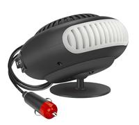 Riscaldatore portatile rotondo per auto - Sbrinatore 12V 24V e ventola per interni del veicolo | Riscaldatore di ventilazione supplementare per camion, furgone, cabina camper, viaggio compatto