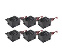 Riscaldatore PTC Da 10 Pezzi, 12~220V 50W~400W, Con Ventola 12V 24V 110V 220V Elemento Riscaldante Elettrico PTC Riscaldatore Termostatico In Ceramica(24V 400W)