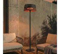 Riscaldatore radiante Lucande Calor, nero, altezza 200 cm LUCANDE