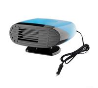 Riscaldatore sbrinatore per parabrezza auto, con funzionalità di riscaldamento rapido e funzionamento a basso rumore, per 12 V/24 V (24 V, nero)