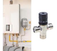 Riscaldatore solare DN20 da 3/4 di pollice per miscelazione termostatica per tubo TMV per termostato scaldabagno solare doccia Sys igrometro termometro igrometro con sonda per interni ed esterni No