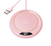 Riscaldatore termostatico per tazze da scrivania, piastra USB per bevande | Base riscaldante elettrica riutilizzabile da 20 W per tavolino da caffè domestico, tappetino antiscivolo per tazza di tè