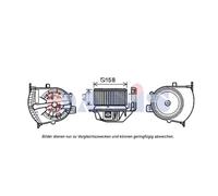 Riscaldatore Ventilatore Interno Per Renault Scénic II JM0/1 Grand