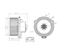 Riscaldatore Ventola Interna Per Land Rover Discovery IV L319 LA LA