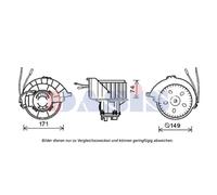Riscaldatore Ventola Interna Per Opel Astra G CC F48_ F08_ Caravan F35_ F67
