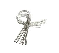 Riscaldatori a cartuccia Riscaldatore tubolare a doppio tubo a testa singola 316SUS da 8,5 mm, 2 pezzi, 110 V/220 V/380 V, 1300 W/1350 W/1400 W/1500 W/1700 W(380V,1500W 8.5x450mm(DxL))