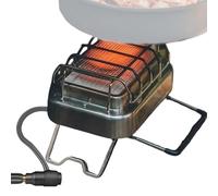 Riscaldatori Da Campeggio Per Tende | Stufa 2-in-1 In Acciaio | Riscaldamento Portatile Per Esterno | Per Terrazza Esterna 1-2 Persone Escursionismo Garage Osservazione Fauna selvatica