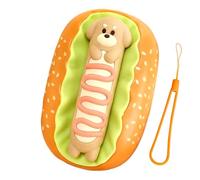 Riscaldatori per Mani Ricaricabili - Power Bank con 3 Livelli di Calore, Batteria da 2000mAh, Design Cartoon | Scaldamani A Forma Di Hot Dog | per Uso in Scuola Casa Dormitorio Ufficio All'aperto e