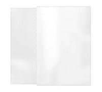 Risch Inserti rimovibili in vinile termosaldato da 10,8 x 35,6 cm, per copertine menù tascabili da 21,6 x 35,6 cm, trasparenti, 2 viste (confezione da 24) - Made in the USA