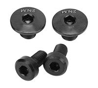 RISCHIO Bulloni del coperchio del cilindro dell'olio separato in lega di titanio Bullone del freno idraulico della bicicletta per M610 M615 M675 M785 (Nera)