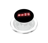 Rischio ricco Diventare Ricco Investire Imprenditore motivazionale PopSockets PopGrip per MagSafe