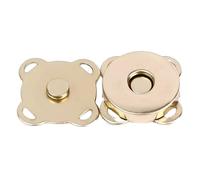 Risdany 10 Bottoni Automatici magnetici, Bottoni Metallici Invisibili cuciti e Chiusure per Portafogli Fai da Te, Borse, Abbigliamento e Accessori Artigianali,18 Millimetri