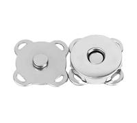 Risdany 10 Bottoni Automatici magnetici, Bottoni Metallici Invisibili cuciti e Chiusure per Portafogli Fai da Te, Borse, Abbigliamento e Accessori Artigianali,14 Millimetri