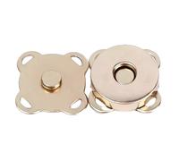 Risdany 10 Bottoni Automatici magnetici, Bottoni Metallici Invisibili cuciti e Chiusure per Portafogli Fai da Te, Borse, Abbigliamento e Accessori Artigianali,18 Millimetri