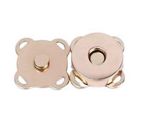 Risdany 10 Bottoni Automatici magnetici, Chiusure nascoste in Metallo Cucito, Adatti per Portafogli, Borse, Abbigliamento e progetti Fai da Te.,18 Millimetri