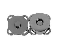 Risdany 10 Bottoni Automatici magnetici, Chiusure nascoste in Metallo Cucito, Adatti per Portafogli, Borse, Abbigliamento e progetti Fai da Te.,18 Millimetri