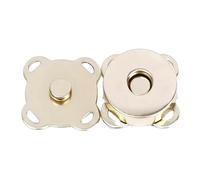 Risdany 10 Bottoni Automatici magnetici, Chiusure nascoste in Metallo Cucito, Adatti per Portafogli, Borse, Abbigliamento e progetti Fai da Te.,14 Millimetri