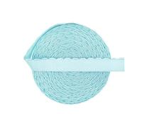 Risdany 10 Metri, 10 mm, 13 mm, Cinturino in Peluche per Reggiseno Elastico, Tracolla in Nylon, Finiture per Cucire,Topazio Azzurro,13 mm