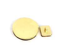 Risdany 2 Fibbie Invisibili con Chiusura a Scatto, Bottoni Automatici in Metallo sicuri per Borse, Portafogli e Accessori Fai da Te.,50 Millimetri