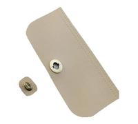 Risdany 2 Pezzi di copriborse all'Uncinetto, Kit Fai da Te con Patta in Pelle per Borse lavorate a Maglia da Donna e Accessori per Il Cucito Artigianale,10x23cm