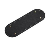 Risdany 2 Pezzi di Fondo Ovale per Borsa Intrecciata, Base in Pelle PU con Fori preforati, Adatto per Accessori Fai da Te per la Realizzazione di Borse Fatte a Mano,29,5x10 cm