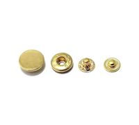 Risdany 20/50 Set Bottoni a Pressione 12/15/17mm Bottoni a Pressione per Abbigliamento Scatta Abbigliamento Accessori per Cucire,Gunblack,15 mm