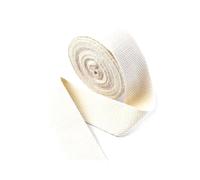 Risdany 20M/Rotolo 20-50mm Fettuccia in Cotone Poliestere, Fettuccia in Tela, Cinghie per Zaino, Reggette, Fettuccia in Twill,Beige,20 mm