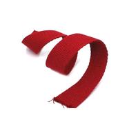 Risdany 20M/Rotolo 20-50mm Fettuccia in Cotone Poliestere, Fettuccia in Tela, Cinghie per Zaino, Reggette, Fettuccia in Twill,Rosso Scuro,20 mm