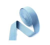 Risdany 20M/Rotolo 20-50mm Fettuccia in Cotone Poliestere, Fettuccia in Tela, Cinghie per Zaino, Reggette, Fettuccia in Twill,Blu,20 mm