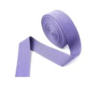 Risdany 20M/Rotolo 20-50mm Fettuccia in Cotone Poliestere, Fettuccia in Tela, Cinghie per Zaino, Reggette, Fettuccia in Twill,Viola,32 mm