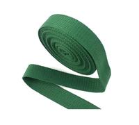 Risdany 5 Metri 20/25/32/38 mm 1,3 mm di Spessore, fettuccia di Cotone, Nastro per Cucire Abbigliamento, Cinghie in Twill,Verde,20 mm