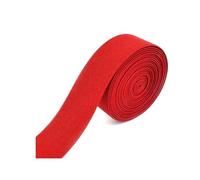 Risdany 5 Metri di Elastico da 10-50 mm, fettuccia Elastica per Pantaloni, Spallacci per Biancheria Intima, Accessori per Cucire e Abbigliamento,Rosso,38 mm